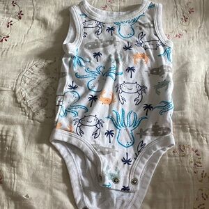 Carter's White Sea Creature Bodysuit